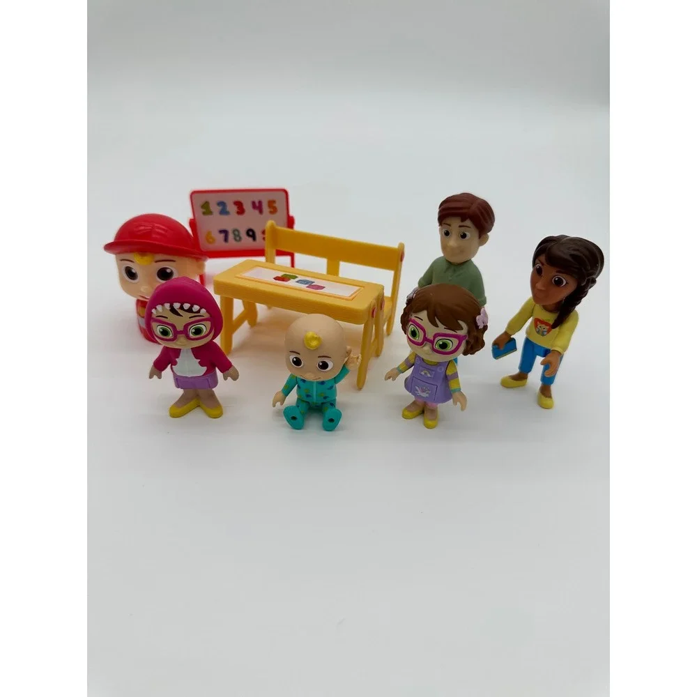 Cocomelon Toy Figure Set Kids School Time Play Classroom‎ Accessories